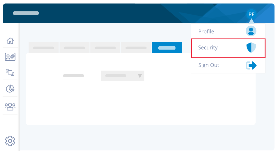 Profile Manager - Select Security